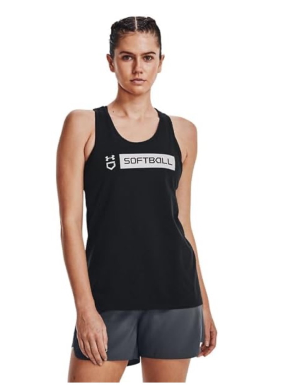 NWT - Nike Black Softball Graphic Tank Top